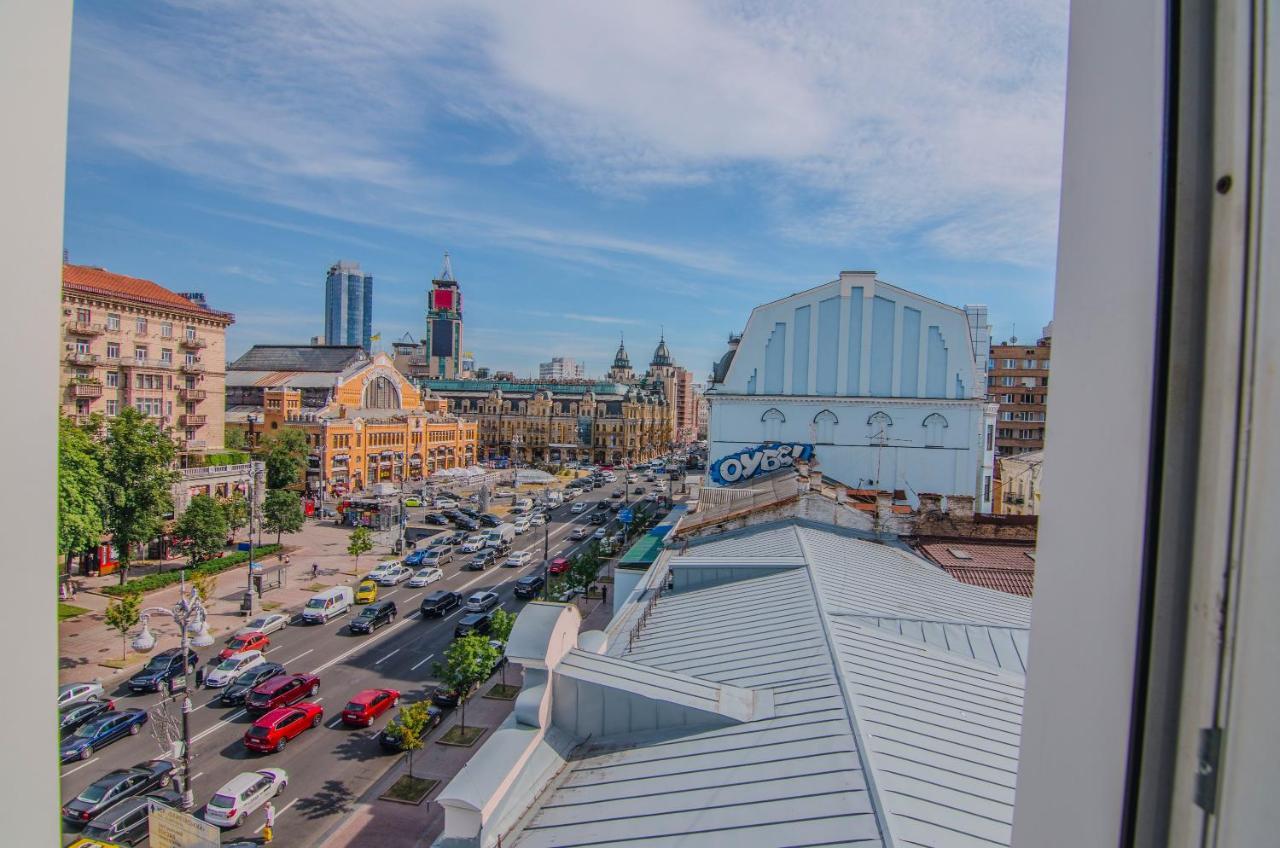 Lucky Hostel на Крещатике Kyjev Exteriér fotografie
